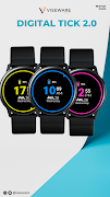 Digital Tick: Watch Face screenshot 3