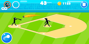 Stickman Baseball تصوير الشاشة 1