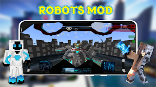 3 Schermata Robots Mod For Minecraft PE