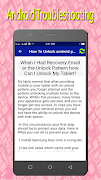 Troubleshooting Tricks for Android capture d'écran 4