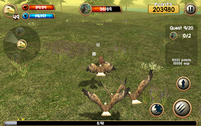 Wild Eagle Sim 3D اسکرین شاٹ 1