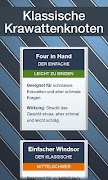 Krawatten binden - DEUTSCH Affiche