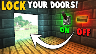 Lock Doors Mod for MCPE captura de pantalla 3