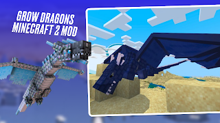 Grow Dragons Minecraft 2 Mod poster