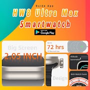 HW8 Ultra Max SmartWatch Guide पोस्टर
