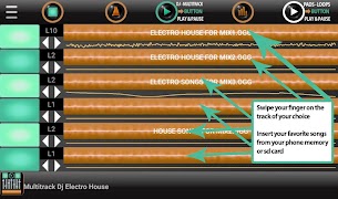 برنامه‌نما Multitrack Dj Electro House عکس از صفحه