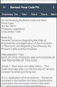 Revised Penal Code PH تصوير الشاشة 2