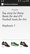 Christmas Notebook screenshot 1