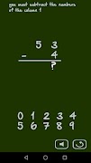 برنامه‌نما Math: Long Subtraction عکس از صفحه