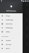 6 Schermata APK Extractor - Dark Theme