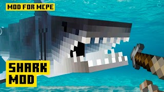Shark Mod for Minecraft PE постер