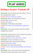 dialoge anglais français audio اسکرین شاٹ 3
