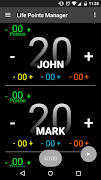 Life Points Manager تصوير الشاشة 1