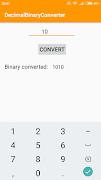 DecimalBinaryConverter screenshot 2