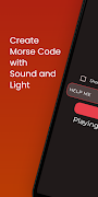 Morse Code: Flashlight & Sound پوسٹر