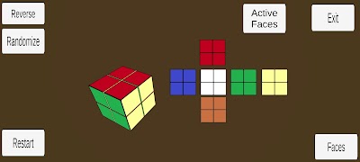 برنامه‌نما Cube Solver (2x2 and 3x3) عکس از صفحه