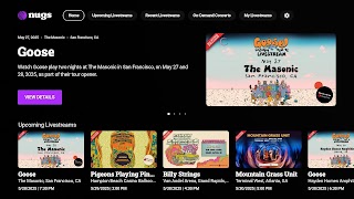 nugs.net - músicas ao vivo imagem de tela 6