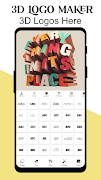 برنامه‌نما 3D Logo Maker عکس از صفحه