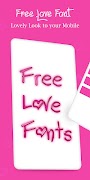 Love Fonts โปสเตอร์