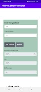 Percentage error calculator screenshot 3