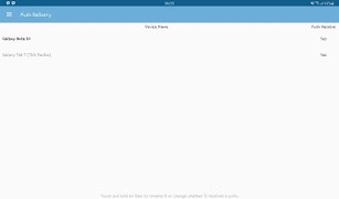 Push Delivery (Tablet Push, Su syot layar 5