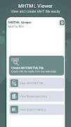 MHTML Creator: MHTML Viewer پوسٹر