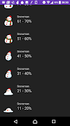 Snowman Battery Widget স্ক্রিনশট 3