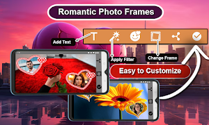 Romantic Photo Frames スクリーンショット 5