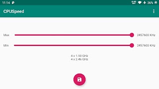 CPUSpeed (Root) screenshot 1