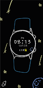 Scrawl Watch Face screenshot 1