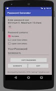 Password Generator ภาพหน้าจอ 1