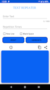 Text Repeater : repeat text/word multiple times screenshot 4