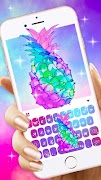 แป้นพิมพ์ Galaxy Pineapple โปสเตอร์