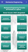 Mechanical Engineering Formula โปสเตอร์