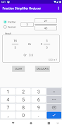 Fraction Simplifier Reducer Ca screenshot 1