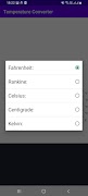 برنامه‌نما Temperature Converter عکس از صفحه
