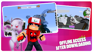 برنامه‌نما Pixelmon Mods for Minecraft PE عکس از صفحه