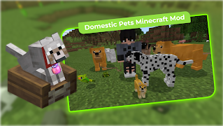 Domestic Pets Minecraft Mod poster