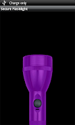 Secure Flashlight Purple Screenshot 1
