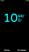 Digital Clock Wallpaper ảnh chụp màn hình 1