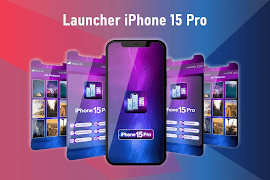 iPhone 15 Pro Launcher & Theme 海报