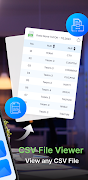 CSV File Viewer: CSV Reader imagem de tela 1
