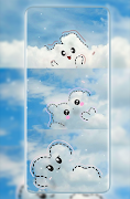 cute cloud walpaper ภาพหน้าจอ 2
