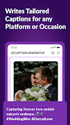 AI Caption Generator, Writer スクリーンショット 2