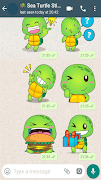 Sea Turtle Stickers ảnh chụp màn hình 2