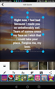 1 Schermata Sorry Quotes
