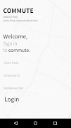 COMMUTE EMPLOYEE APP captura de pantalla 1