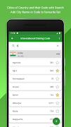 International Dialing Code Screenshot 2