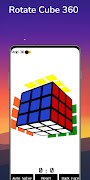 Rubik's Cube Solver - 3D Cube screenshot 1