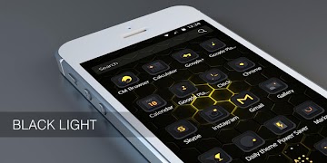 Black Light Tech Theme screenshot 1